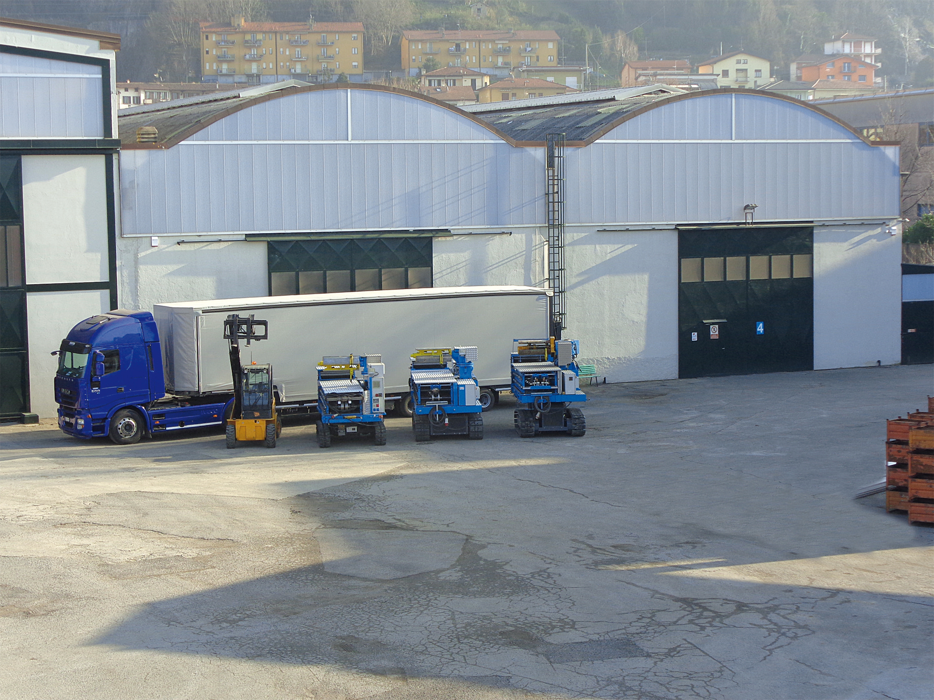 Spedizione macchinari mobili
